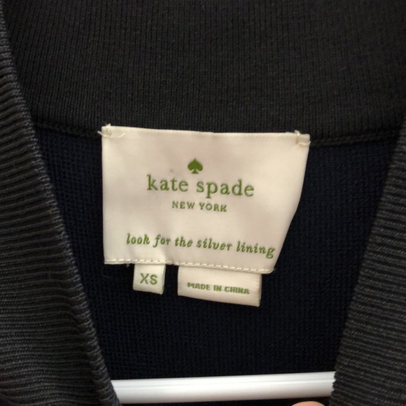 Kate Spade Trompe L’oeil Sweater Dress in Navy NEW without tags. - Picture 3 of 10